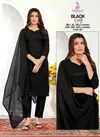 Black Magic By Poonam Rayon Kurti Bottom With Dupatta Suppliers In India